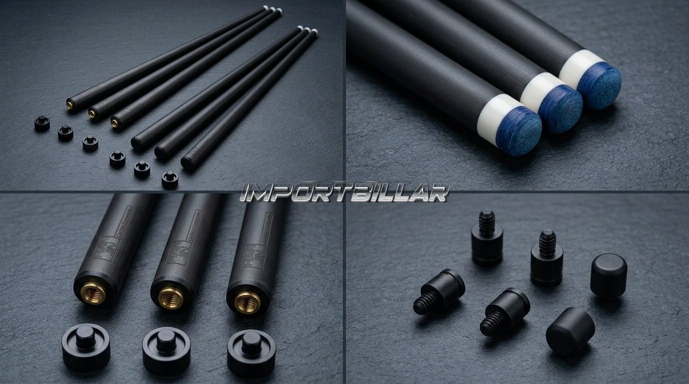 Flecha de carbono Han Jin de 11,8 mm: flechas de billar IMPORTBILLAR